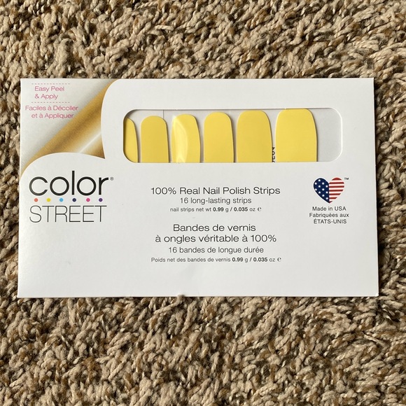 Color Street Nail Polish Strips - Belgian Buttercup - Picture 2 of 3